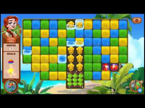 Lost Island Blast Adventure Level 871 - NO BOOSTERS 🏝️ | SKILLGAMING ✔️