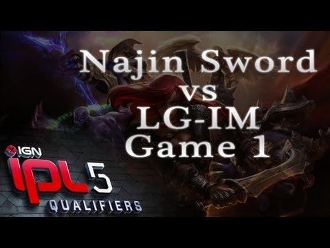 Najin Sword vs LG-IM - IPL5 Round Robin - Game 1 - IPL5