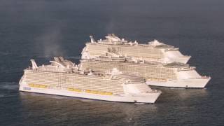 Royal Caribbean International: Treffen der 3 größten Kreuzfahrtschiffe der Welt Royal Caribbean International: Treffen der 3 größten Kreuzfahrtschiffe der Welt