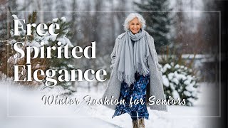 Winter Boho Chic for Seniors ❄️ Cozy Elegance Meets Genius Artistic Flair