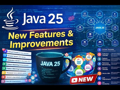 Java 25 Complete Course New Features Enhancements Examples 3 Hour Java25java25features