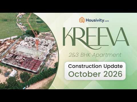 Kreeva Kreeva Drone Shoot | October 2026 | 2 & 3 BHK Flats in Vavol, Gandhinagar Timeline Image 1