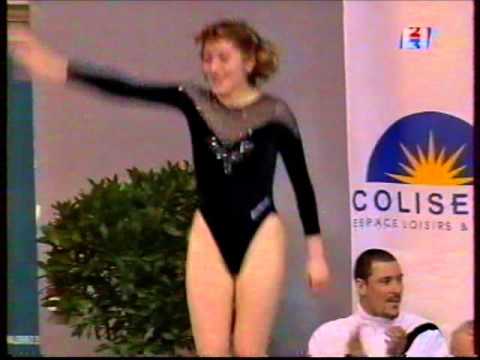 Irina KARAVAEVA (RUS) trampoline - 2001 Match France vs Russia