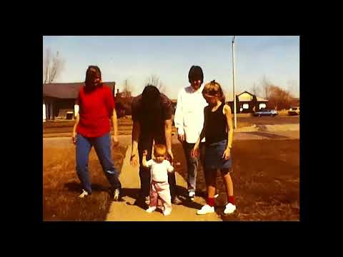 Sara Freeman taking first steps March 1988