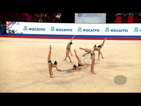 Lithuania (LTU) - 2019 Rhythmic Junior Worlds, Moscow (RUS) - Qualifications 5 Hoops