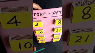 Before after tlm / teaching learning material #tlm math project
