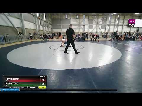 59 Lbs Champ. Round 1 - Lily Sherer, PA Vs River Todd, CA 3176