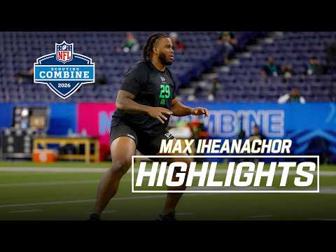 Max Iheanachor's 2026 NFL Scouting Combine Workout