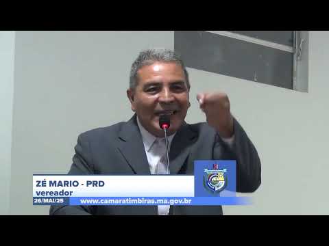  SESSÃO DIA 26/05/2025 – II PRONUNCIAMENTO DO VEREADOR ZÉ MÁRIO