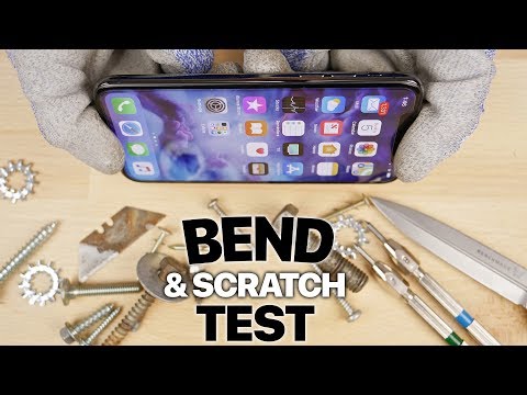 iPhone X BEND & Scratch Test!