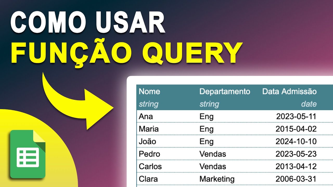 Google Sheets: QUERY como Selecionar e FILTRAR dados da planilha por Condição Específica