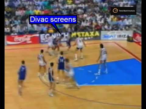 Yugoslavia SLOB play..Eurobasket Final 1989