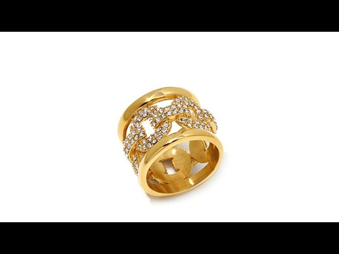 Emma Skye Jewelry Designs CurbLink Crystal Ring