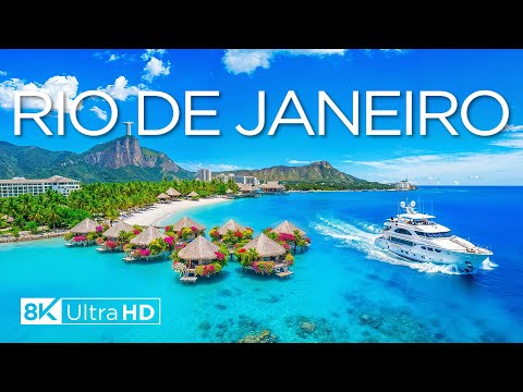Rio de Janeiro 8K UHD | Stunning Aerial Views of Brazil’s Iconic Beaches, Mountains, and Landmarks