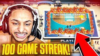 SNAGAHOLIC &amp; I GO ON A 100 GAME WINSTREAK NBA 2K22😱! LONGEST STREAK EVER