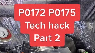 Chevy Tahoe runs rich p0172 p0175 The Fix