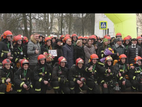 85 спасателей участие в забеге в честь 85-летия Витебщины