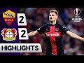 Bayer Leverkusen vs AS Roma (2-2) Extended Highlights | Europa League 2024