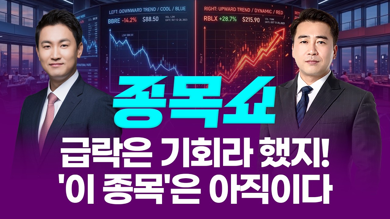 코스피 급락은 저점 매수 타이밍! 아직 기회 남은 '이 종목' ㅣ 종목쇼 ㅣ260513