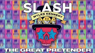 Kadr z teledysku The Great Pretender tekst piosenki Slash