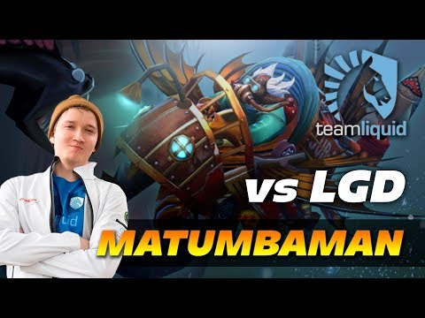 MATUMBAMAN Gyrocopter vs LGD - Dota 2 Pro MMR Gameplay