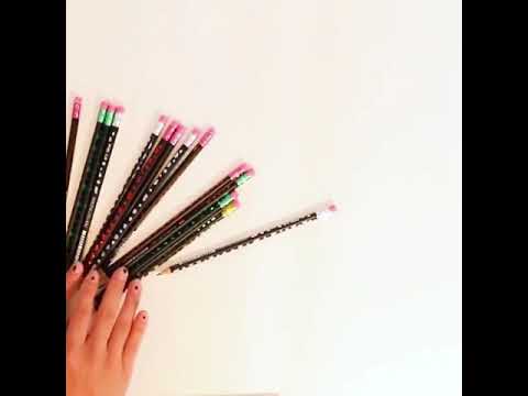 Vídeo do produto Lápis Preto Triangular com Borracha N.2 Bubbles (Caixa com 72 unidades)