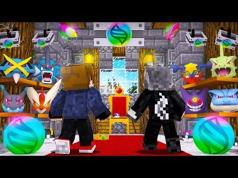 CONQUISTANDO o CASTELO de POKÉMON MEGA EVOLUÇÃO no MINECRAFT