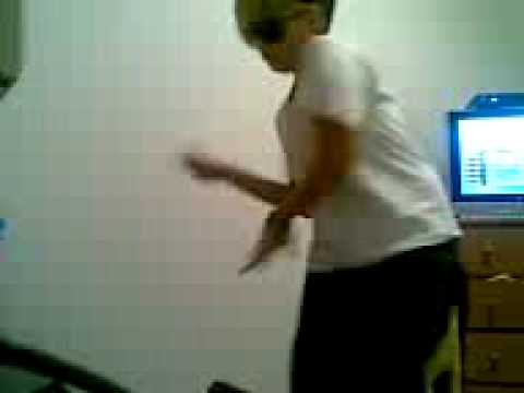 Ha! Wax on wax off Dance Off. LMAO!