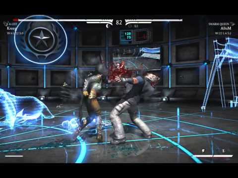 MKX Online. Alhim(D'Vorah-SQ) vs Kreeg(JC-AList)