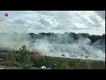 Overlast door bermbrand langs A6 bij Almere