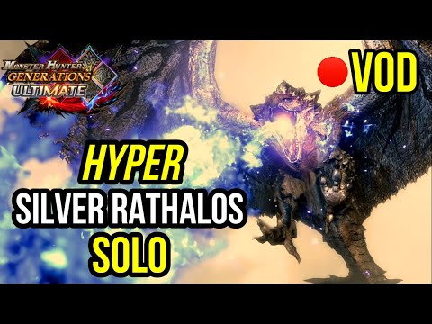 The Most Unfair Monster | Hyper Silver Rathalos SOLO In MHGU VOD