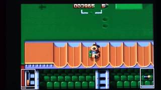 Virocop playing on the Amiga