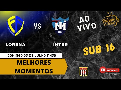 MELHORES MOMENTOS  LORENA  X INTER MOGI SUB 16 CAMPEONATO METROPOLITANO A2