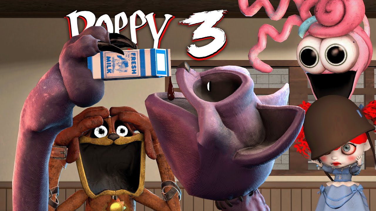 Monster Poppy School: (EPISODE 12) CatNap & Chocolate Milk | CarMe