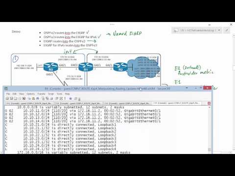 CCNPv7 Route, Manipulation Routing Updates Configure Redistribution 2