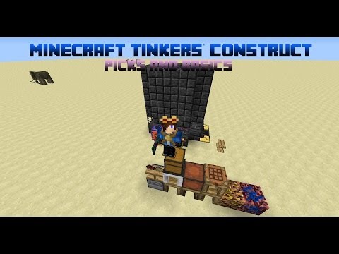 Minecraft Tinkers Construct 1.6.4 Tutorial - Picks and Basics! Part 1