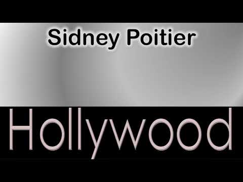 Sidney Poitier   How to pronounce Sidney Poitier Hollywood Actor from 7065 Hollywood Boulevard?