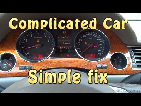 Audi A8 ABS fault repair on the world's highest mileage A8L