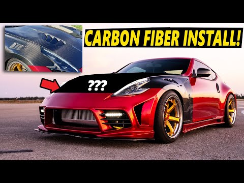 THE PERFECT CARBON FIBER HOOD!! - Building a 370z