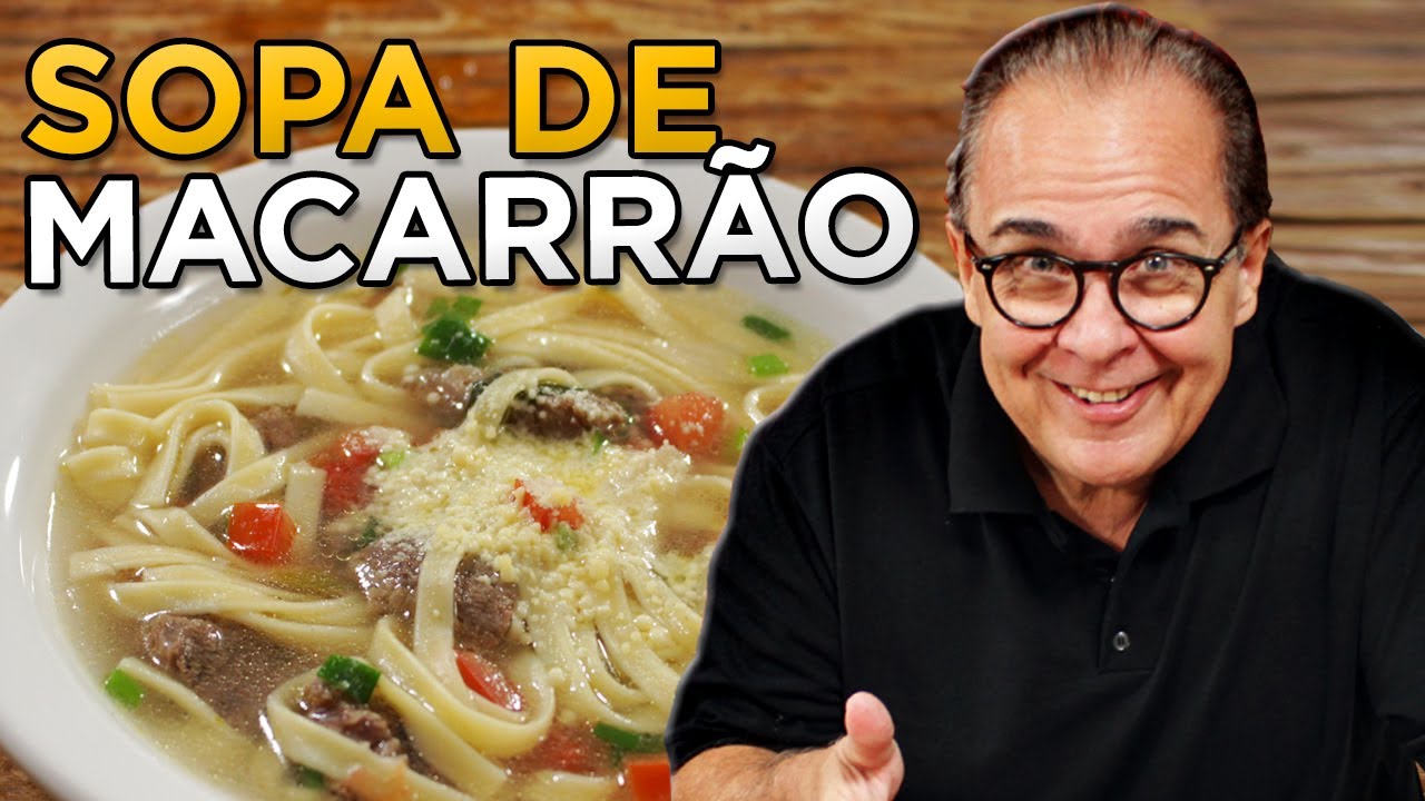 Sopa de Macarrão do Chef Taico