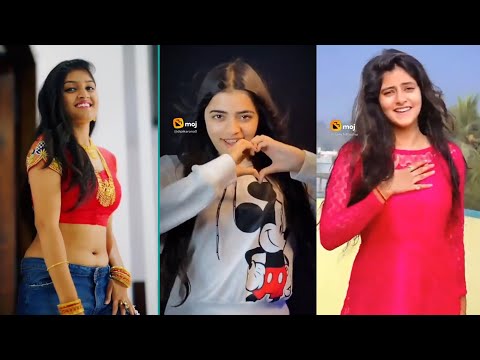 new moj hits 90s song video !! all famous beautyful girls videos !! moj videos