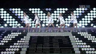 Wonder Girls - Be My Baby / Girls Night Out (GNO)@SBS Inkigayo 인기가요 20111211