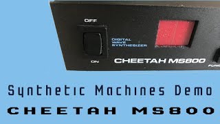 Video thumbnail for Cheetah MS800 by SyntheticMachines