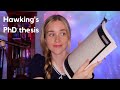 The genius work Stephen Hawking did as a student