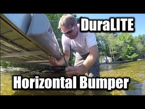 How to install a Horizontal Guardian Dock Bumper on DuraLITE Docks