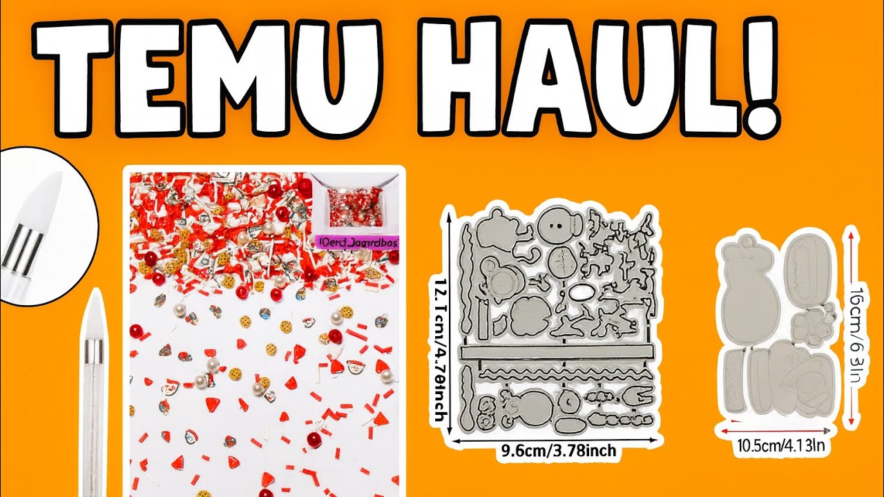 Temu craft haul - check out the cheap craft supplies I’ve been buying…