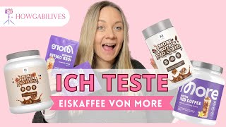 ICH TESTE PROTEIN EISKAFFEE VON MORE NUTRITION - 3 SORTEN