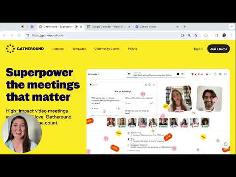 Joining a Meeting in Gatheround