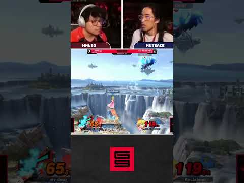 MUTEACE'S PEACH IS TOP LEVEL!! but against Mkleo's Joker... #smashultimate #shorts #gaming