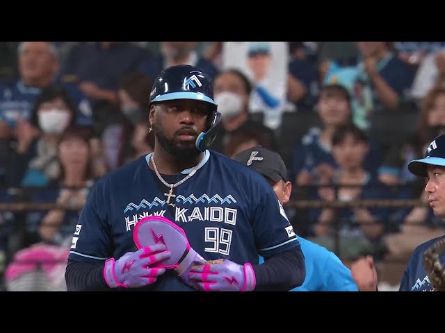 【3回裏】ファイターズ・レイエス センターへタイムリーヒットを放ち追加点を奪う!! 2025年7月26日 北海道日本ハムファイターズ 対 千葉ロッテマリーンズ